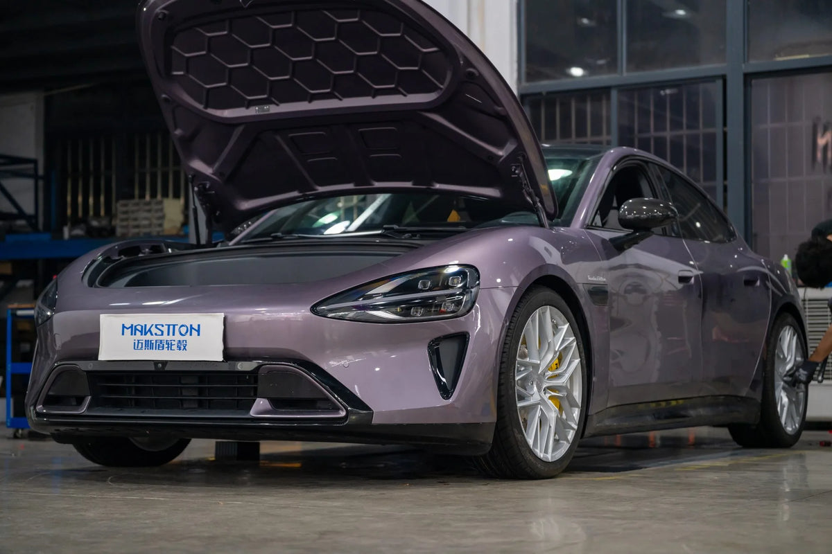 MAKSTTON at Xiaomi SU7 · First Fitment Shoot, China, 2024