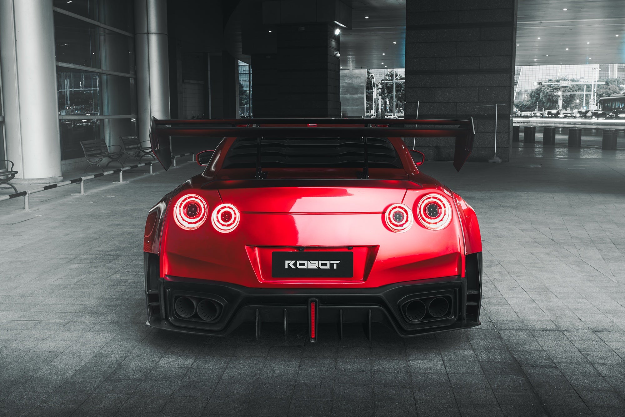 NISSAN GT-R R35-004-FG2P FLORAL