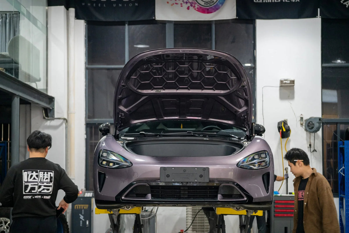 MAKSTTON at Xiaomi SU7 · First Fitment Shoot, China, 2024