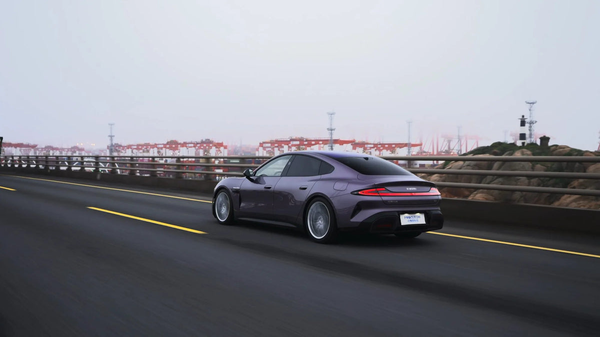 MAKSTTON at Xiaomi SU7 · First Fitment Shoot, China, 2024