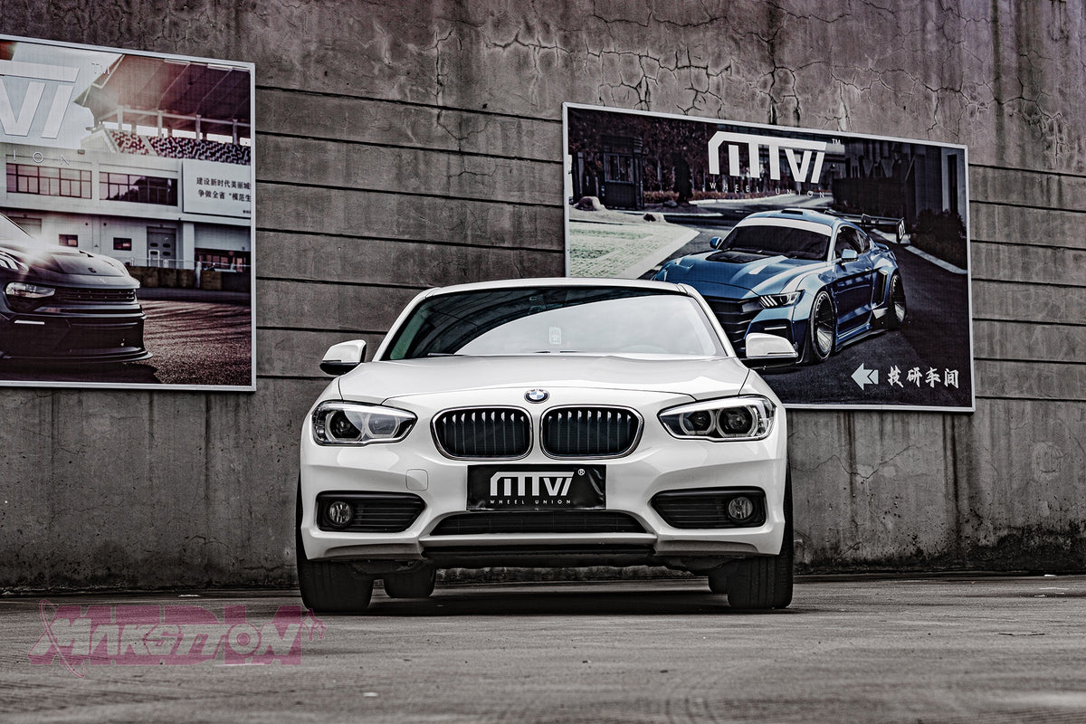 BMW 1 SERIES fitted with Makstton FF 007 wheels, installation view 3