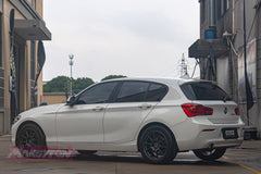 BMW 1 SERIES fitted with Makstton FF 007 wheels, installation view 5