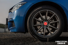 BMW 3 SERIES fitted with Makstton FF 004 wheels, installation view 2
