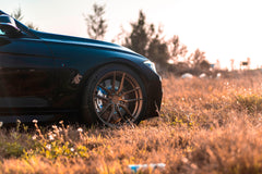 BMW 3 SERIES fitted with Makstton MST 713 wheels, installation view 3