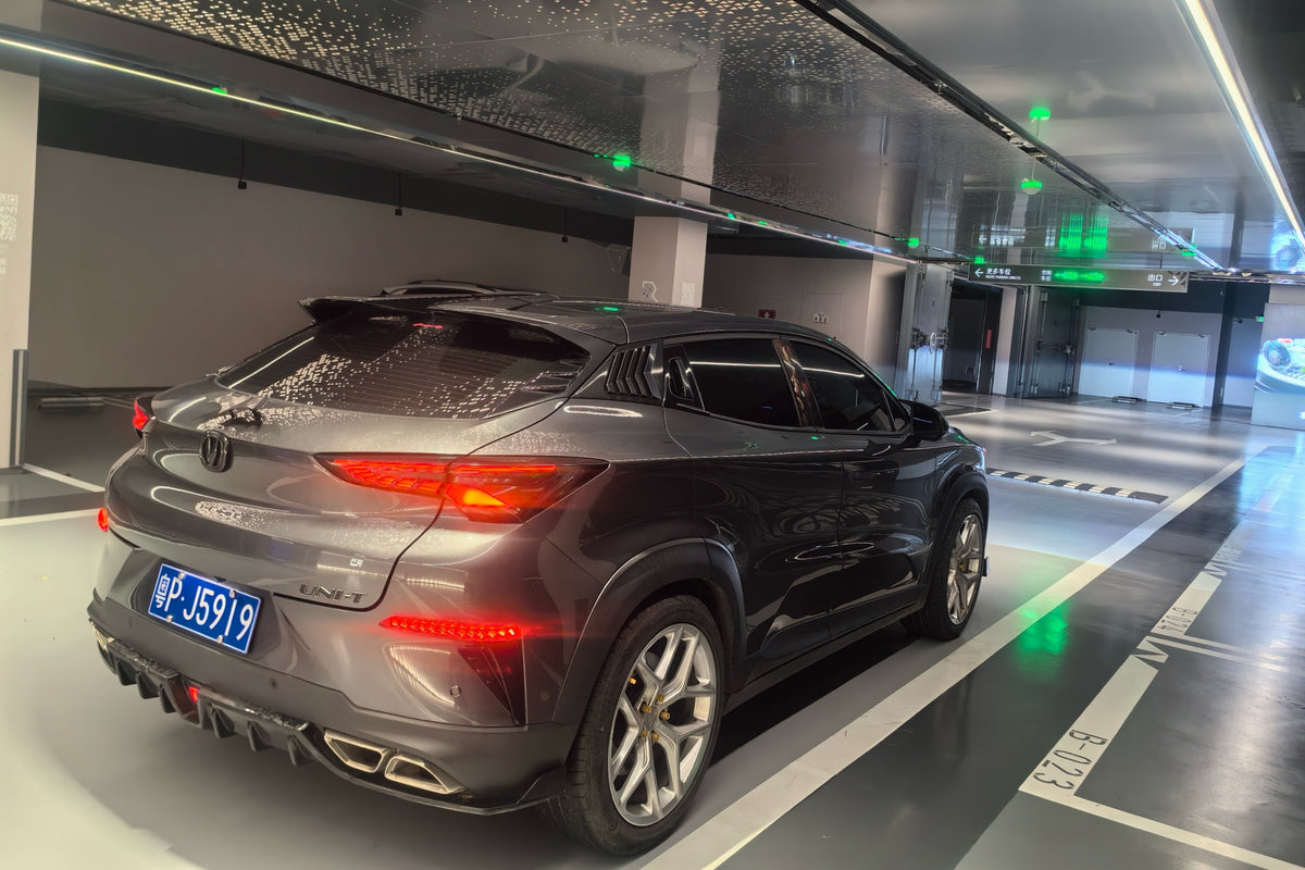 Changan UNI-T fitted with Makstton FG FK07RL wheels, installation view 5