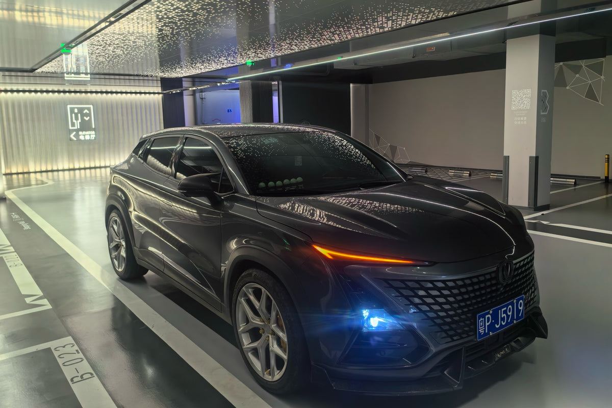 Changan UNI-T fitted with Makstton FG FK07RL wheels, installation view 6
