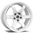 Makstton FF 010 flow formed wheel in gloss white finish