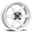 Makstton FF 010S flow formed wheel in gloss white finish