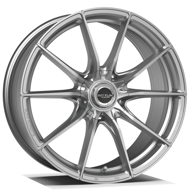 Makstton FF 011 flow formed wheel in gloss silver finish