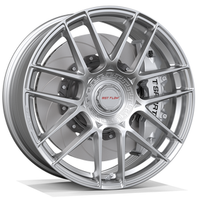 Makstton FF CK70CE flow formed wheel in gloss silver finish