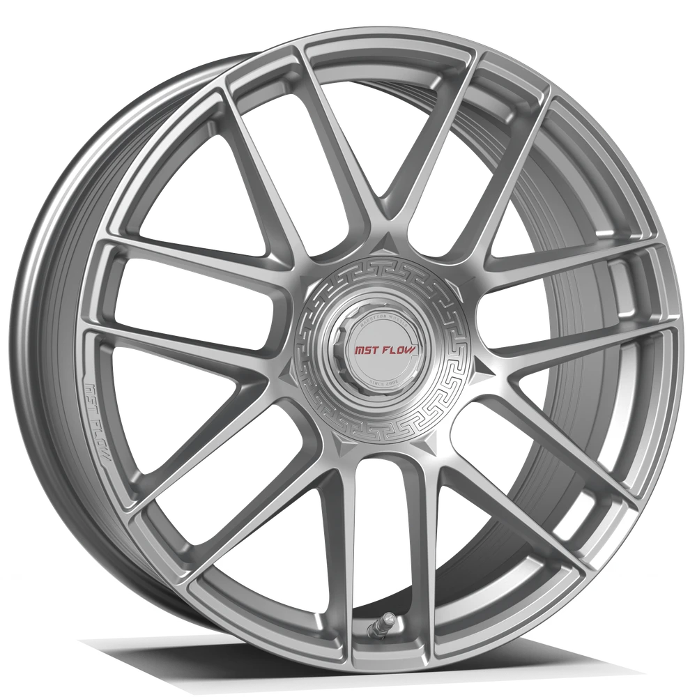 Makstton FF CK70CE flow formed wheel in gloss silver finish