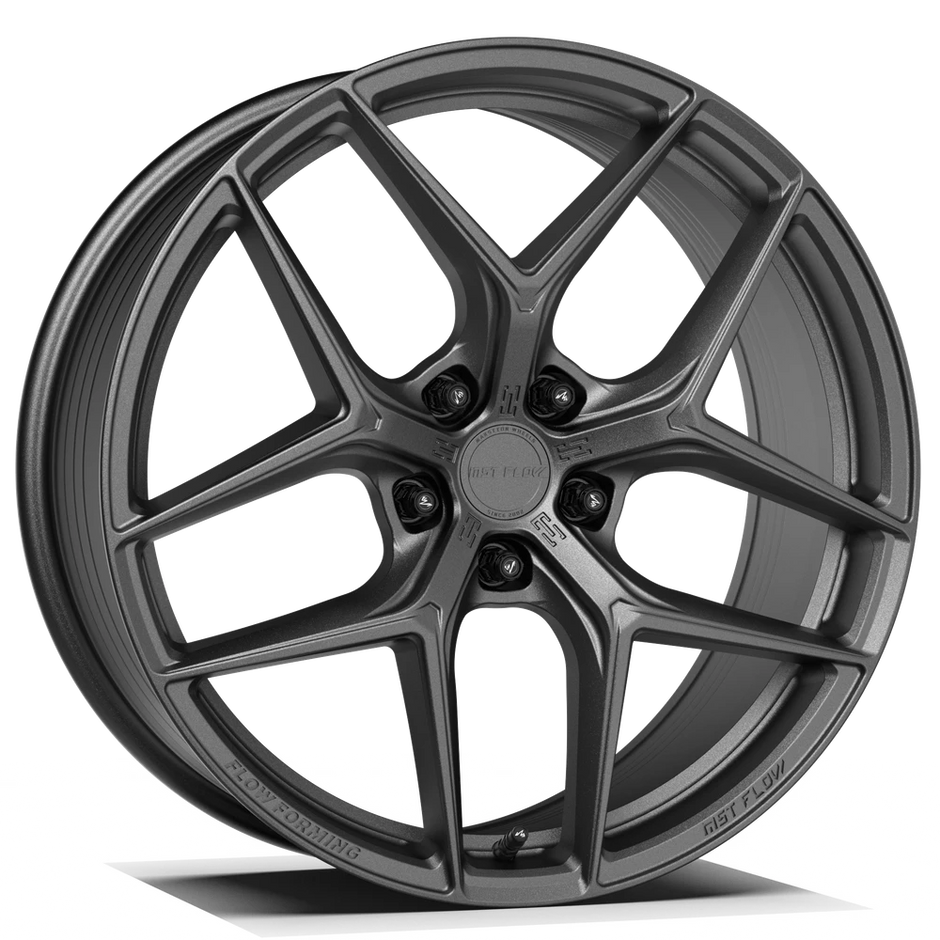 Makstton FF FK07 flow formed wheel in matte gunmetal finish