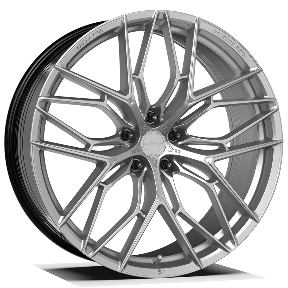 Makstton FF FK08 flow formed wheel in hyper silver finish