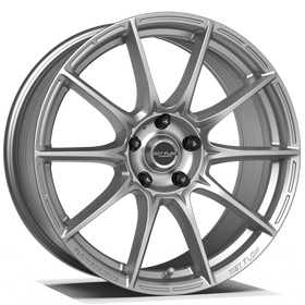 Makstton FF FK75 flow formed wheel in gloss silver finish