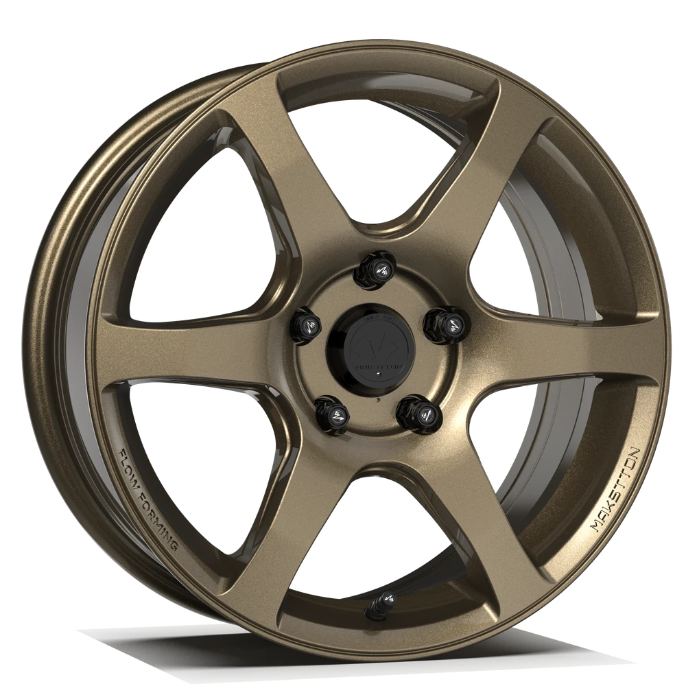 Makstton FF MR6S flow formed wheel in gloss bronze finish