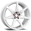 Makstton FF MR7 flow formed wheel in gloss white finish