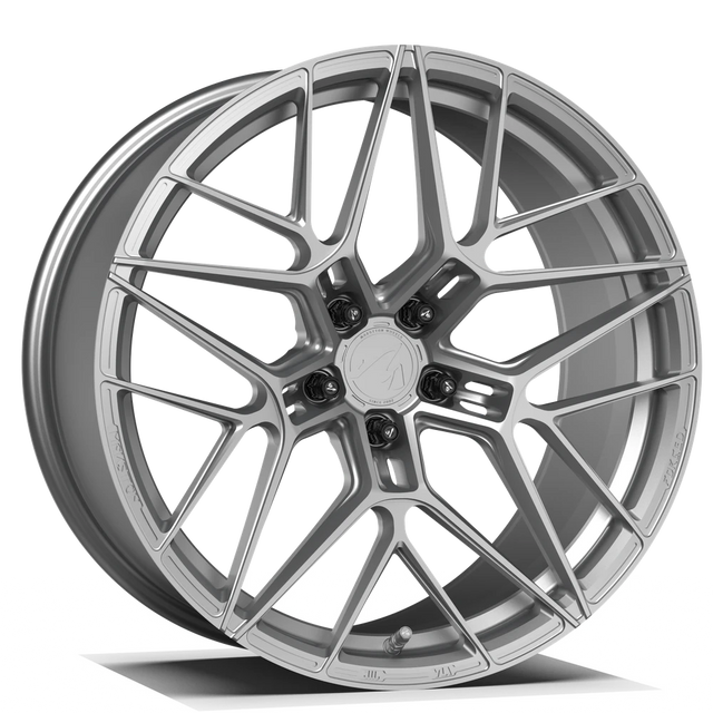 Makstton FG 718 custom forged wheel with the Polished finish in silver