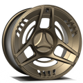Makstton FG AL TR3 custom forged wheel with the Standard Finish in bronze