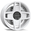 Makstton FG BO02 custom forged wheel with the Standard Finish in white view 2