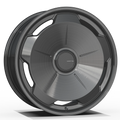 Makstton FG BO03 custom forged wheel with the Brushed finish in black
