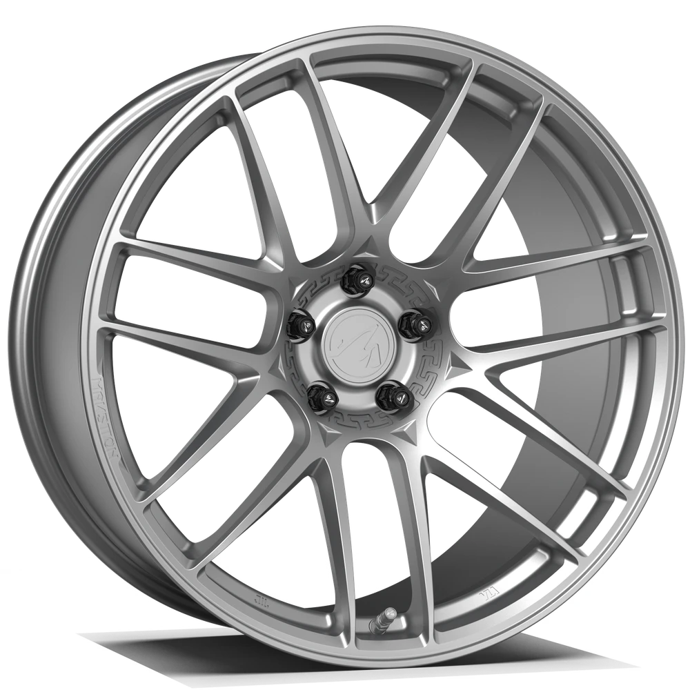 Makstton FG CK70 custom forged wheel with the Polished finish in silver
