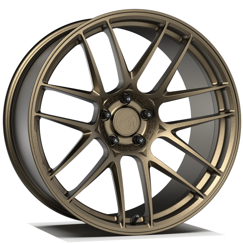 Makstton FG CK70 custom forged wheel with the Standard Finish in bronze