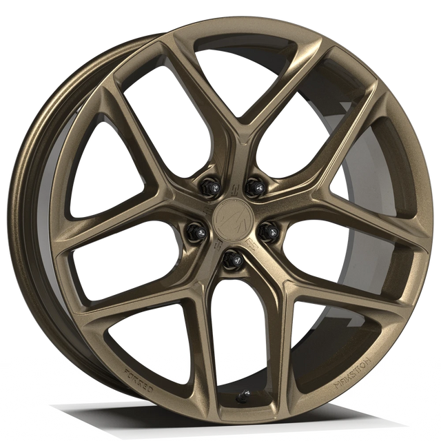 Makstton FG FK07R custom forged wheel with the Standard Finish in bronze