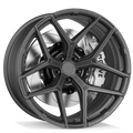 Makstton FG FK07RK5 custom forged wheel with the Brushed finish in gray