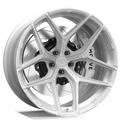 Makstton FG FK07RK5 custom forged wheel with the Standard Finish in white