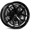 Makstton FG FK07RS custom forged wheel with the Two-Tone finish in black and silver