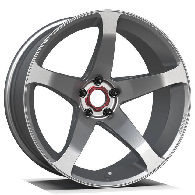 Makstton FG MR5 custom forged wheel with the Standard Finish in silver