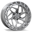 Makstton FG RE AV6 custom forged wheel with the Polished finish in silver