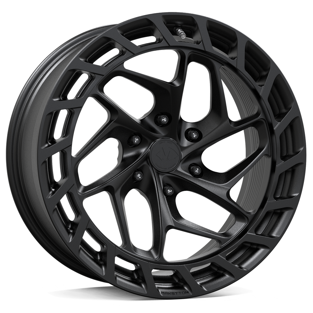 Makstton FG RE AV6 custom forged wheel with the Standard Finish in black