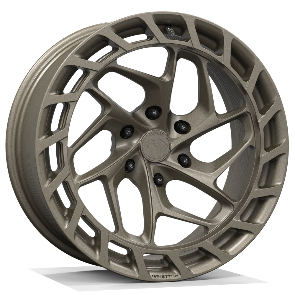 Makstton FG RE AV6 custom forged wheel with the Standard Finish in bronze