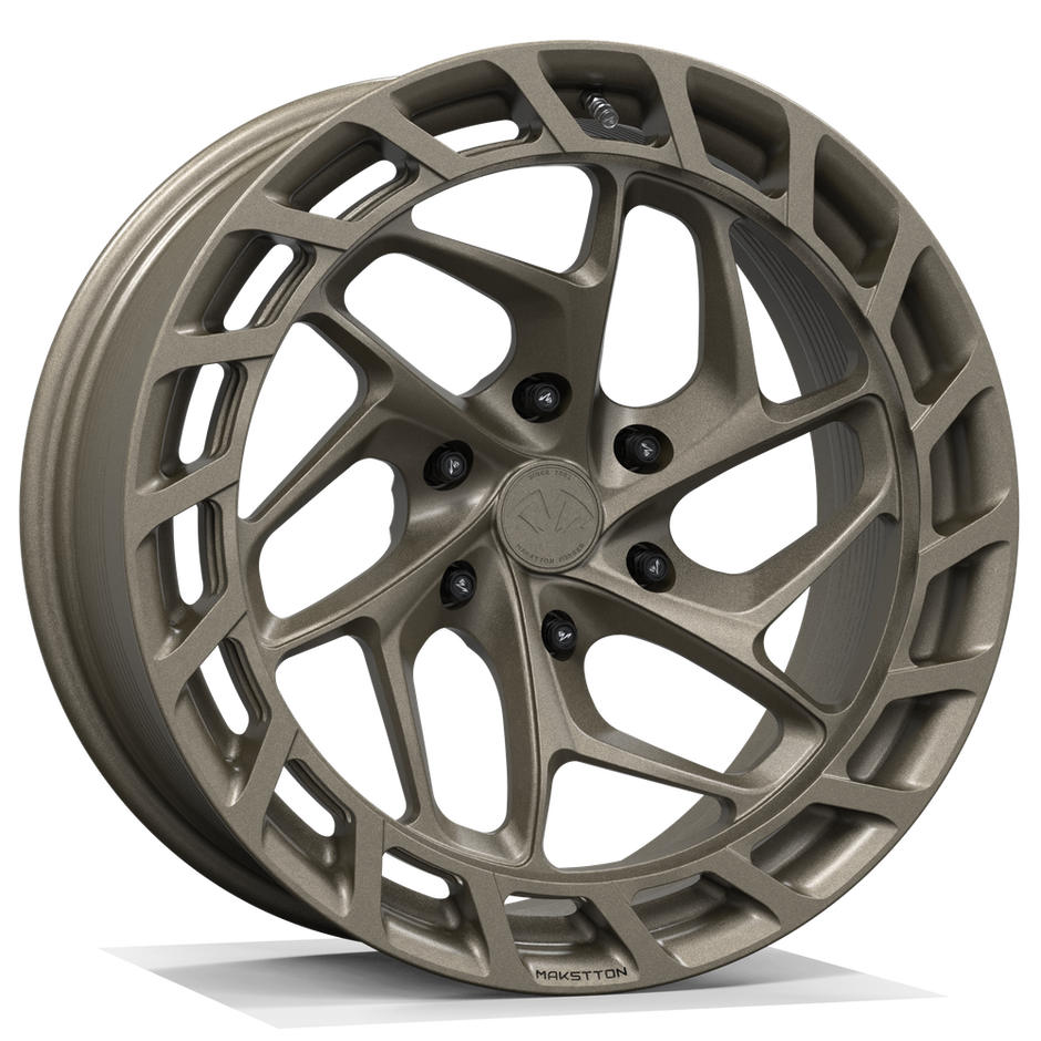 Makstton FG RE AV6 custom forged wheel with the Standard Finish in bronze