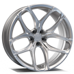 Makstton FG RE TF5 custom forged monoblock wheel in brushed silver finish