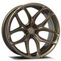 Makstton FG RE TF5 custom forged monoblock wheel in gloss bronze finish