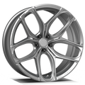 Makstton FG RE TF5 custom forged monoblock wheel in gloss silver finish