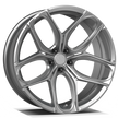 Makstton FG RE TF5 custom forged monoblock wheel in gloss silver finish
