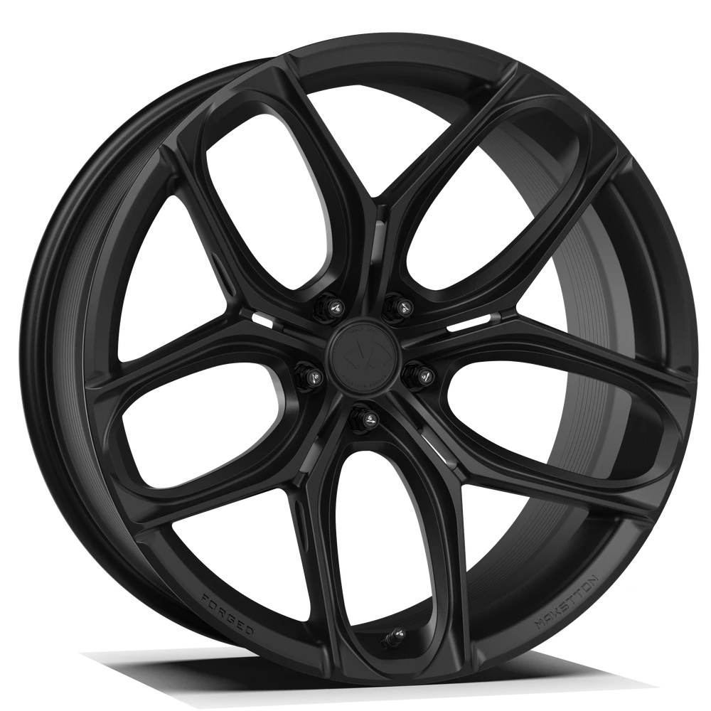 Makstton FG RE TF5 custom forged monoblock wheel in matte black finish