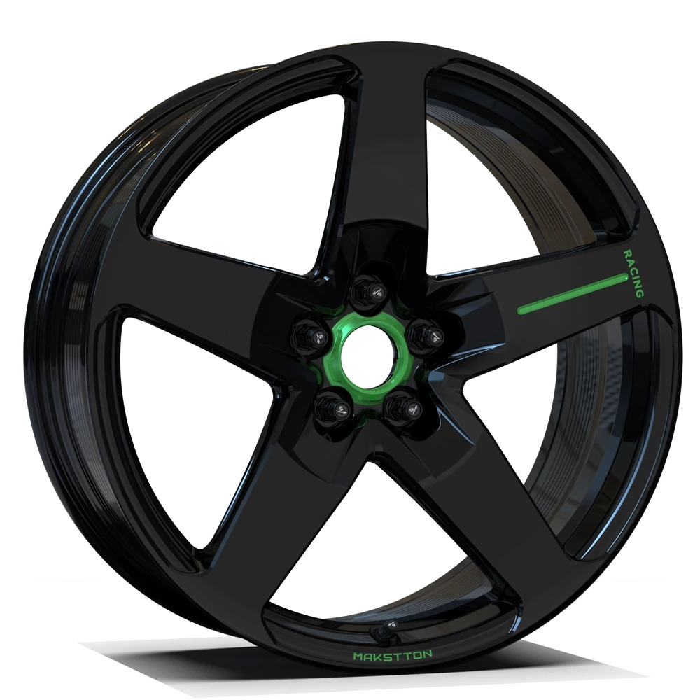 Makstton FG RE05 custom forged wheel with the Standard Finish in black