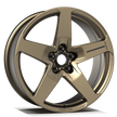 Makstton FG RE05 custom forged wheel with the Two-Tone finish in black and bronze