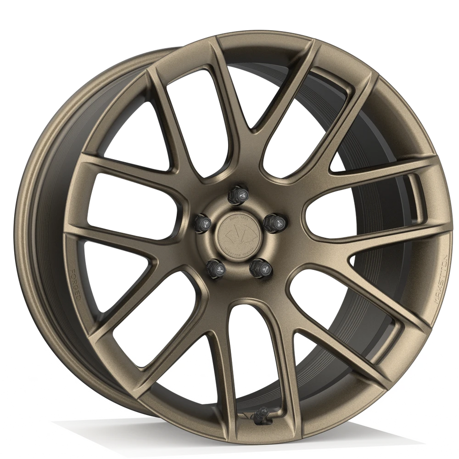 Makstton FG RE07 custom forged wheel with the Standard Finish in bronze