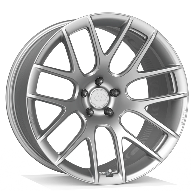 Makstton FG RE07 custom forged wheel with the Standard Finish in silver