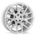 Makstton FG RE07 custom forged wheel with the Standard Finish in white