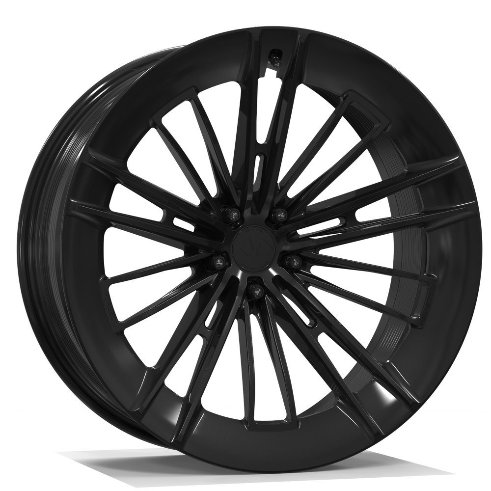Makstton FG RE08 custom forged wheel with the Standard Finish in black