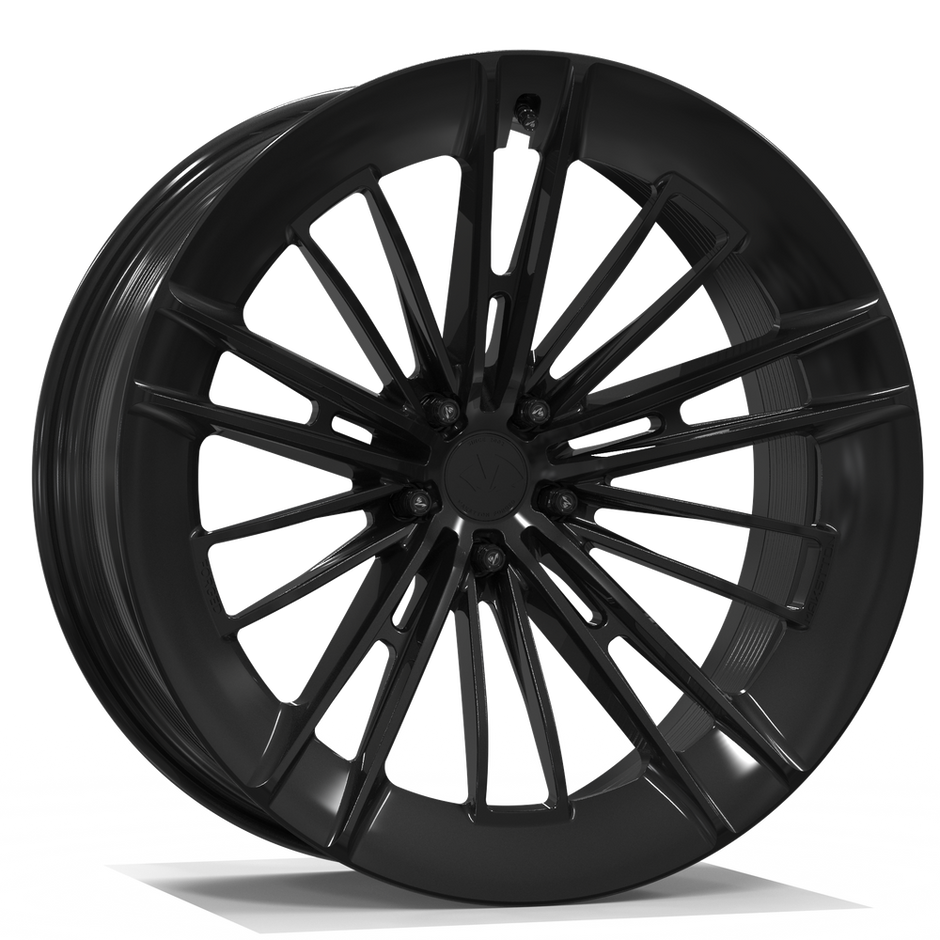 Makstton FG RE08 custom forged wheel with the Standard Finish in black