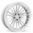 Makstton FG RE08 custom forged wheel with the Standard Finish in white
