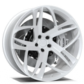 Makstton FG-ZO ST5 custom forged wheel with the Standard Finish in white