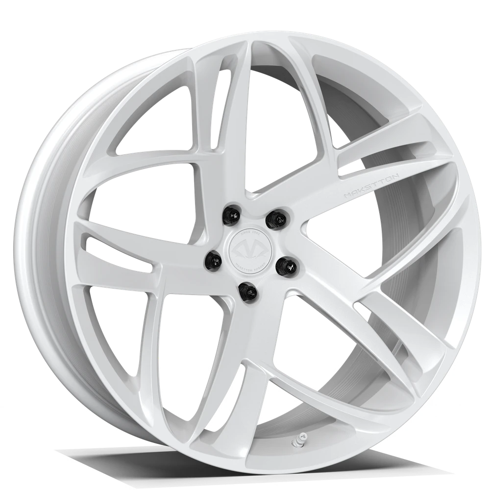 Makstton FG ZO ST5 FG-ZO ST5 custom forged wheel with the Standard Finish in white